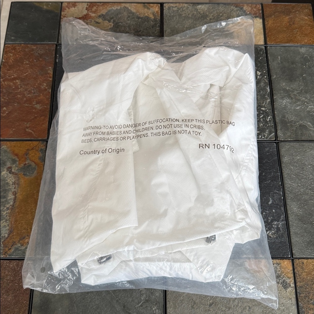 NEW Appleseed’s White nylon retractable Hooded Windbreaker Jacket women’s 2X - Picture 12 of 12